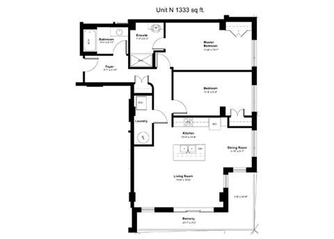 the floor plan of the residence